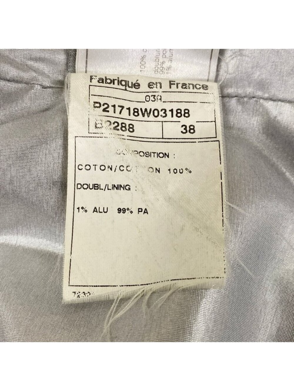 Chanel Jacket 38 M Black Long Sleeve Corduroy Identification Sports Line Winter - Picture 4 of 12